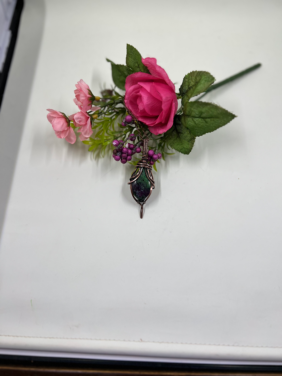 Thumbnail: Ruby Zoisite Pendant 