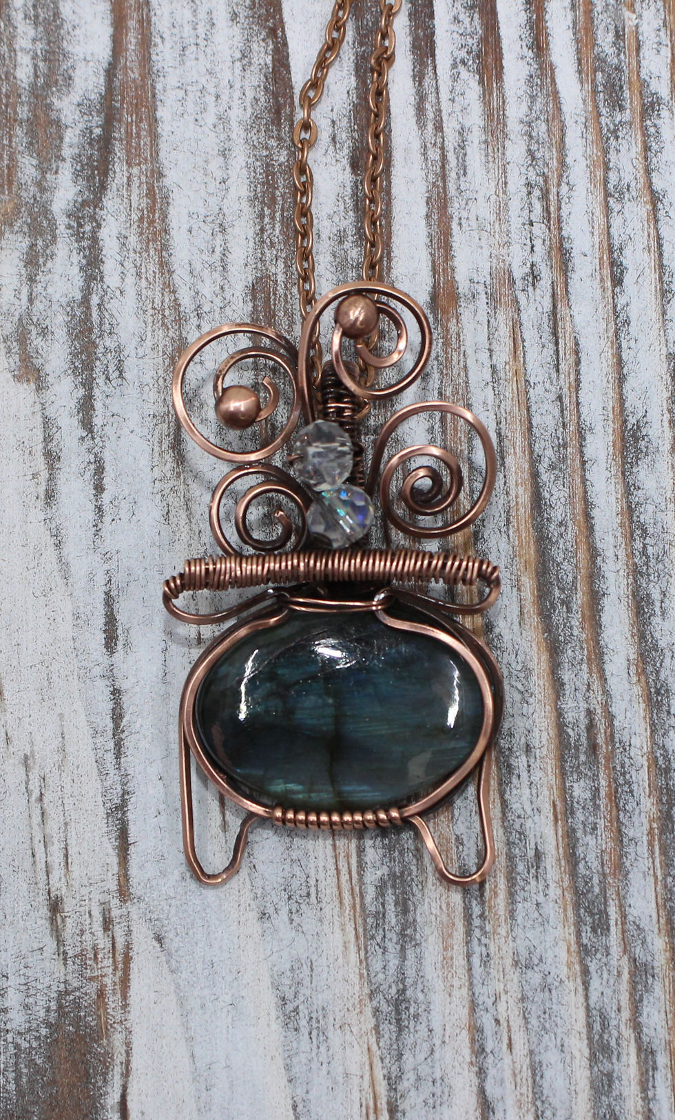 Thumbnail: Labradorite Cauldron Pendant 