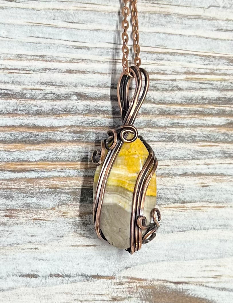 Bumblebee Jasper Pendant 