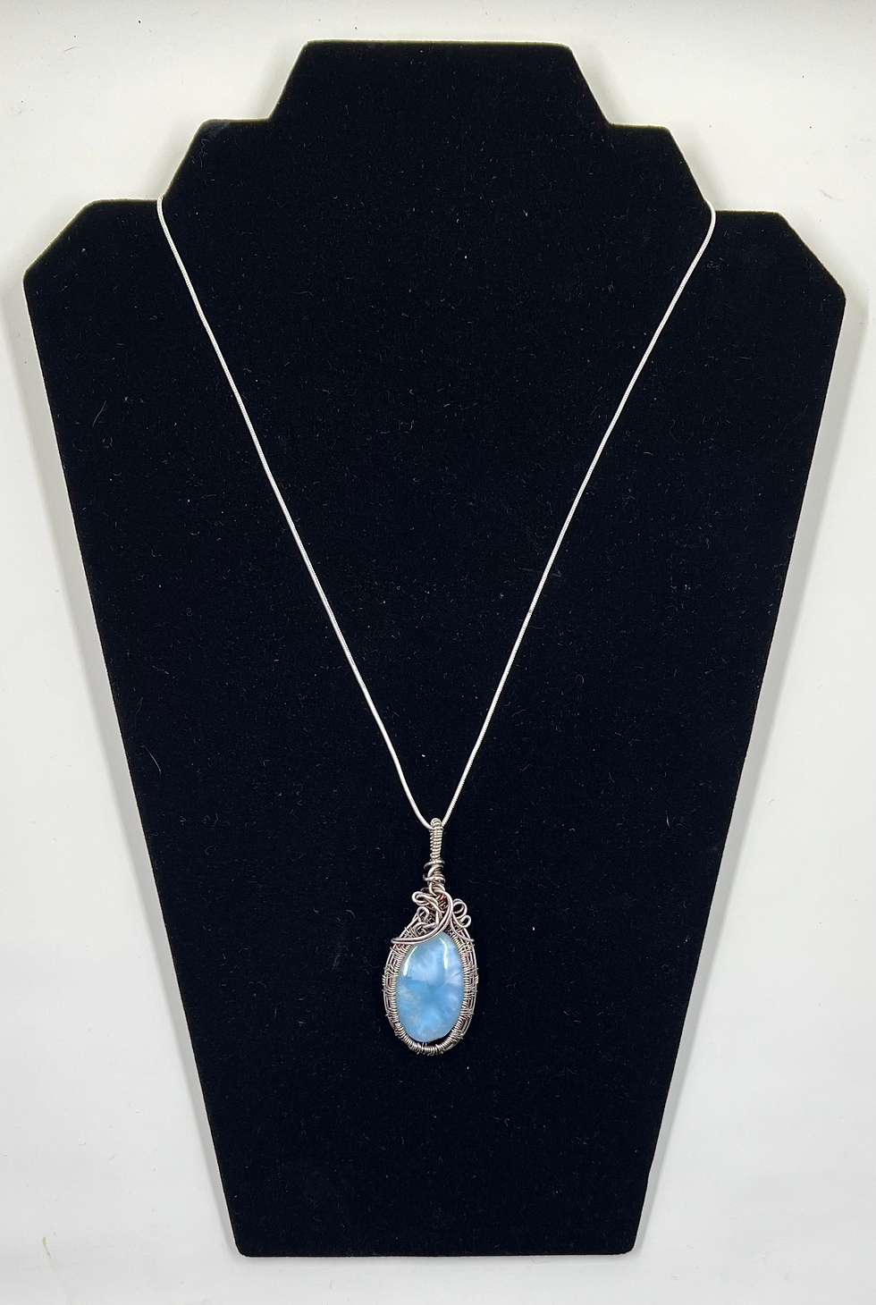 Thumbnail: Larimar Pendant Sterling Silver 