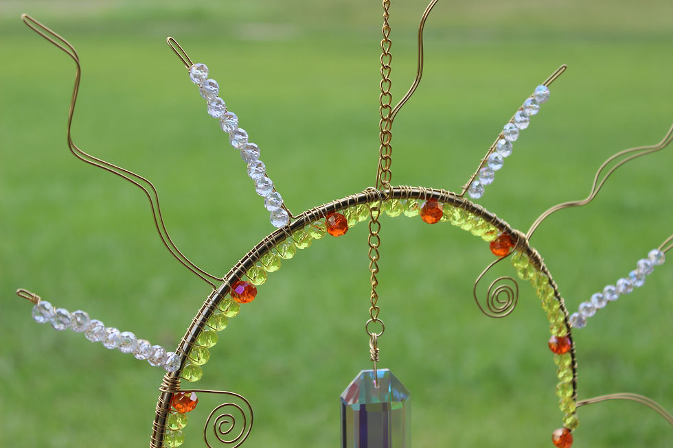 Thumbnail: Wavy Sun Sun Catcher