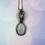 Thumbnail: Moonstone w Topaz Accent Pendant