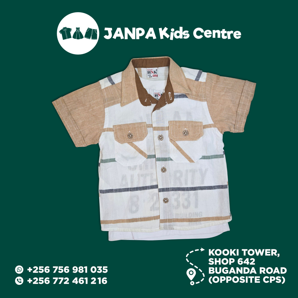 Boy's Shirt [With T Shirt Inside]