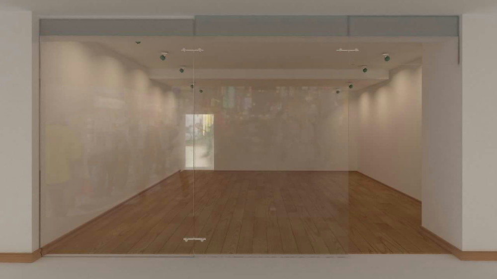 Render base de local comercial en 3d en cartagena de indias