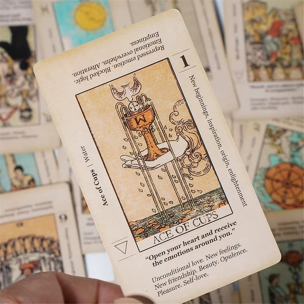 Thumbnail: Tarot Cards with Meanings 78 Card Deck Beginner Keywords Reversed Antique