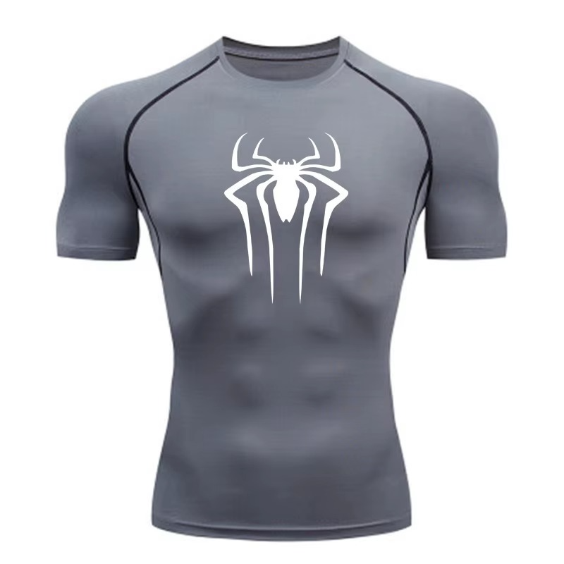 Thumbnail: Men’s Superhero Compression Shirt Quick Dry Gym T-Shirt