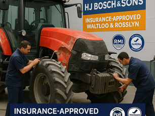 🚜 Accident-Damaged Farm Equipment Repairs Now Available in Pretoria (Waltloo & Rosslyn)