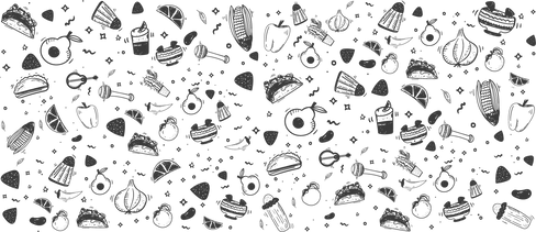 transparent food items background.png
