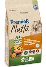 PremieR Nattu Cães Adultos Porte Peq Frango Mandioquinha, Espinafre, Cúrcuma e Blackberry