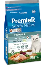 PremieR Seleção Natural Gatos Filhotes Frango