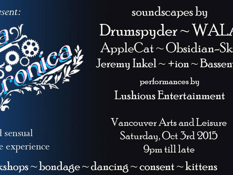 Oct 3rd- Erotica Electronica