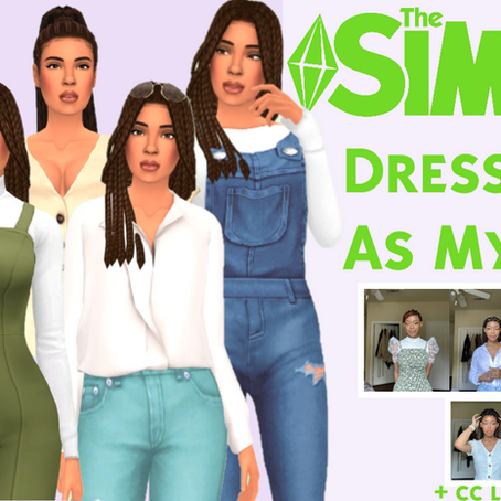 Sims 4 - Recreating My Outfits + CC Links