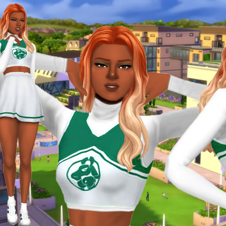 SIMS 4 UNIVERSITY CHEERLEADER CC LINKS