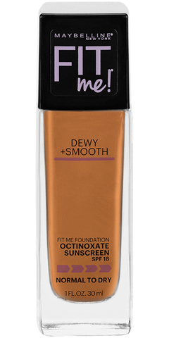 Maybelline FitMe Foundation Toffee Dewy + Smooth