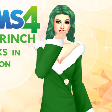 Sims 4 - Mrs. Grinch CC LINKS