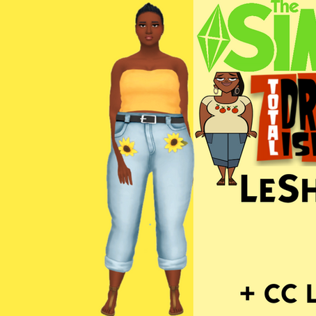 Sims 4 - LeShawna Total Drama Island + CC Links