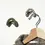 Thumbnail: Set of 2 Ceramic Wall Hooks - Olive Polka Dots