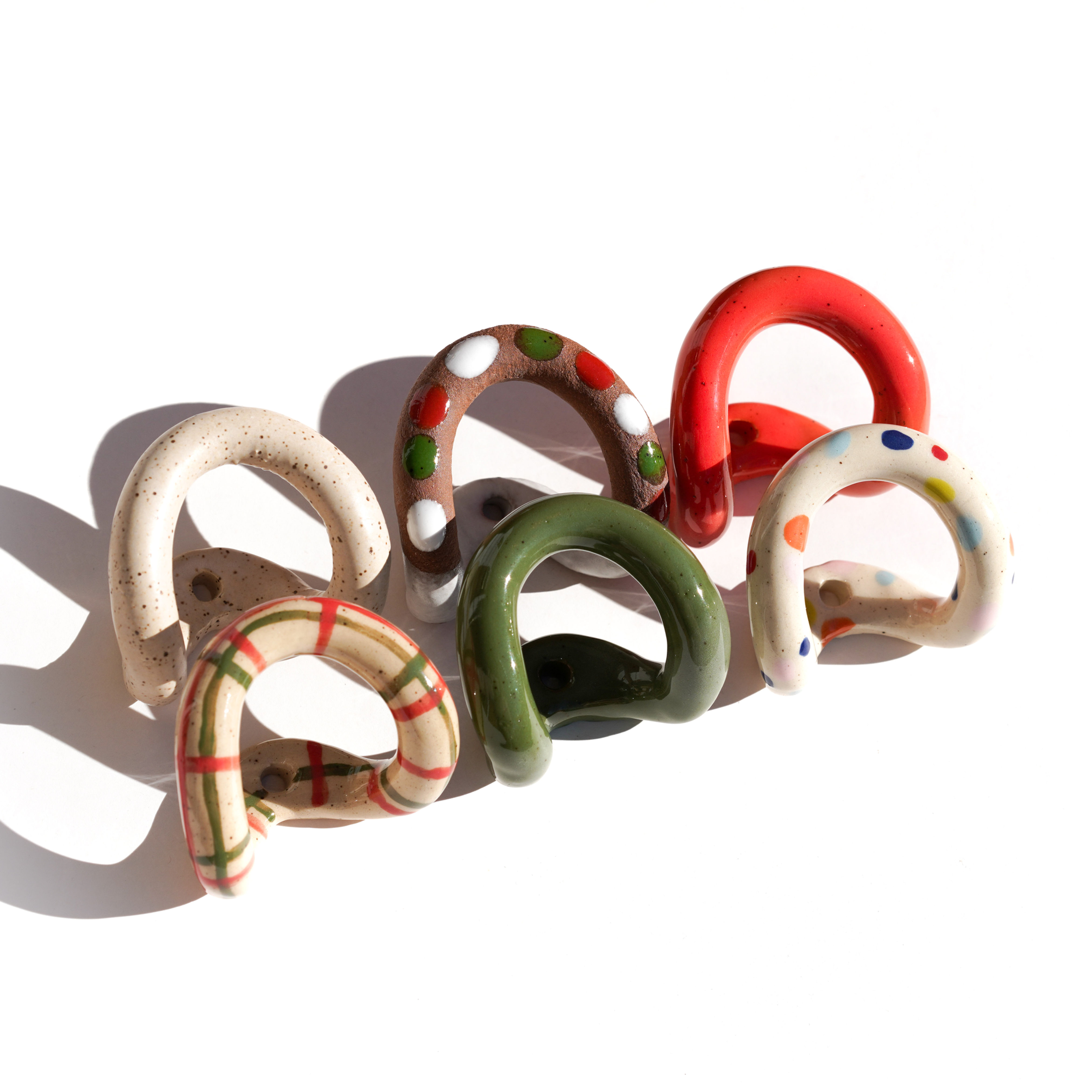 Christmas Edition Ceramic Wall Hooks