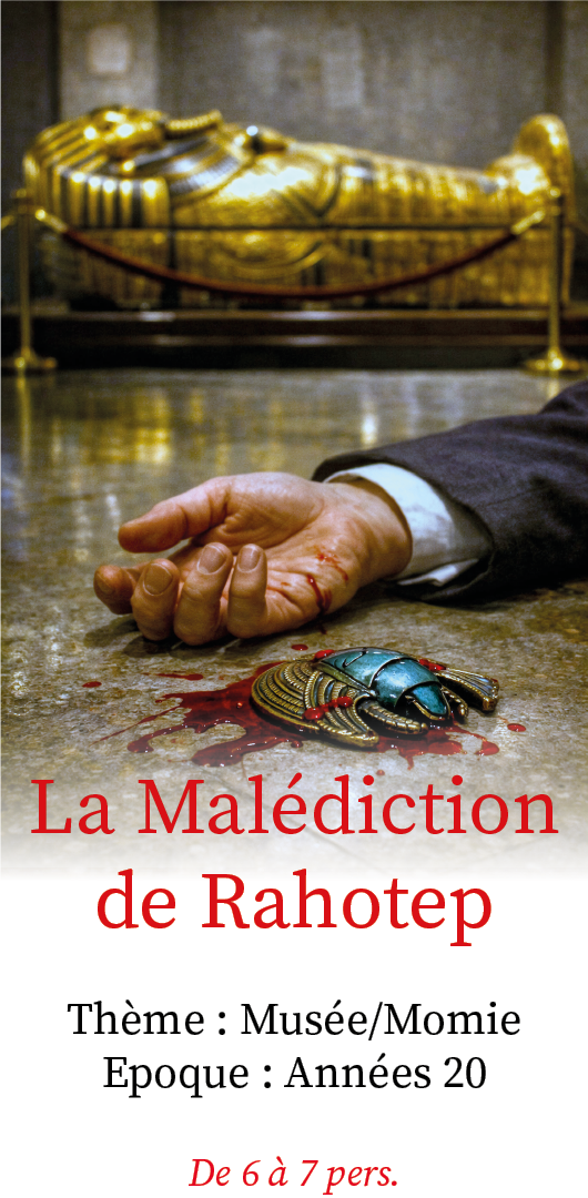 Murder Night - Murder Party - La Malédiction de Rahotep - Egypte et momie