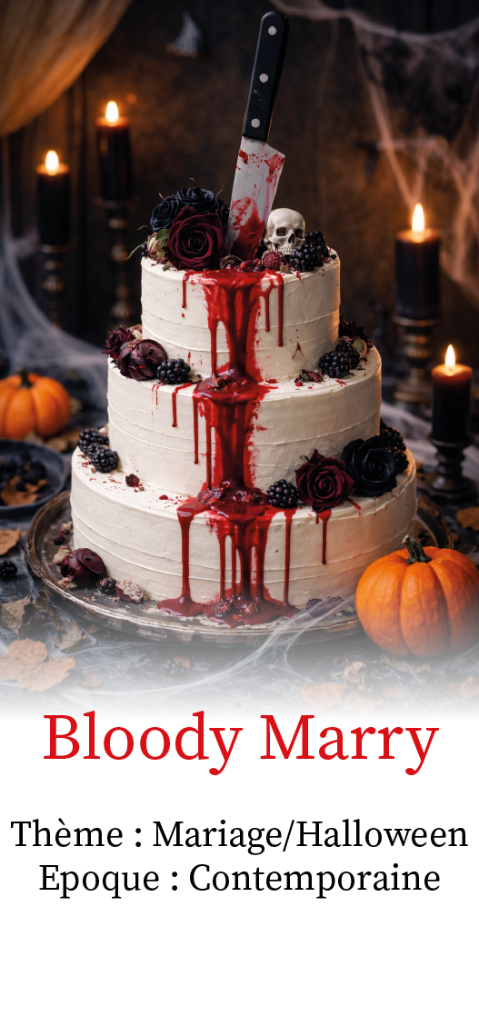 Murder Night - Enquête - Bloody Marry - Mariage et Halloween