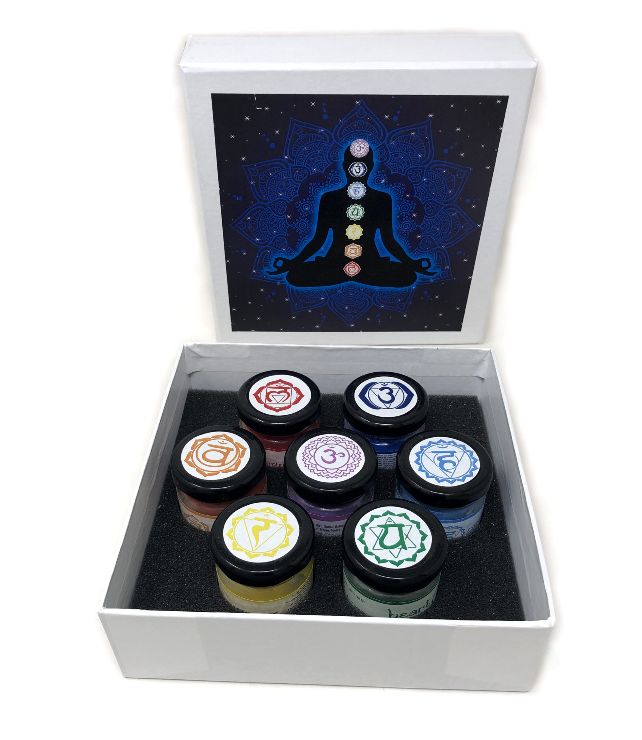 7 Chakra Gift Set - 7 × 7 × 2 in