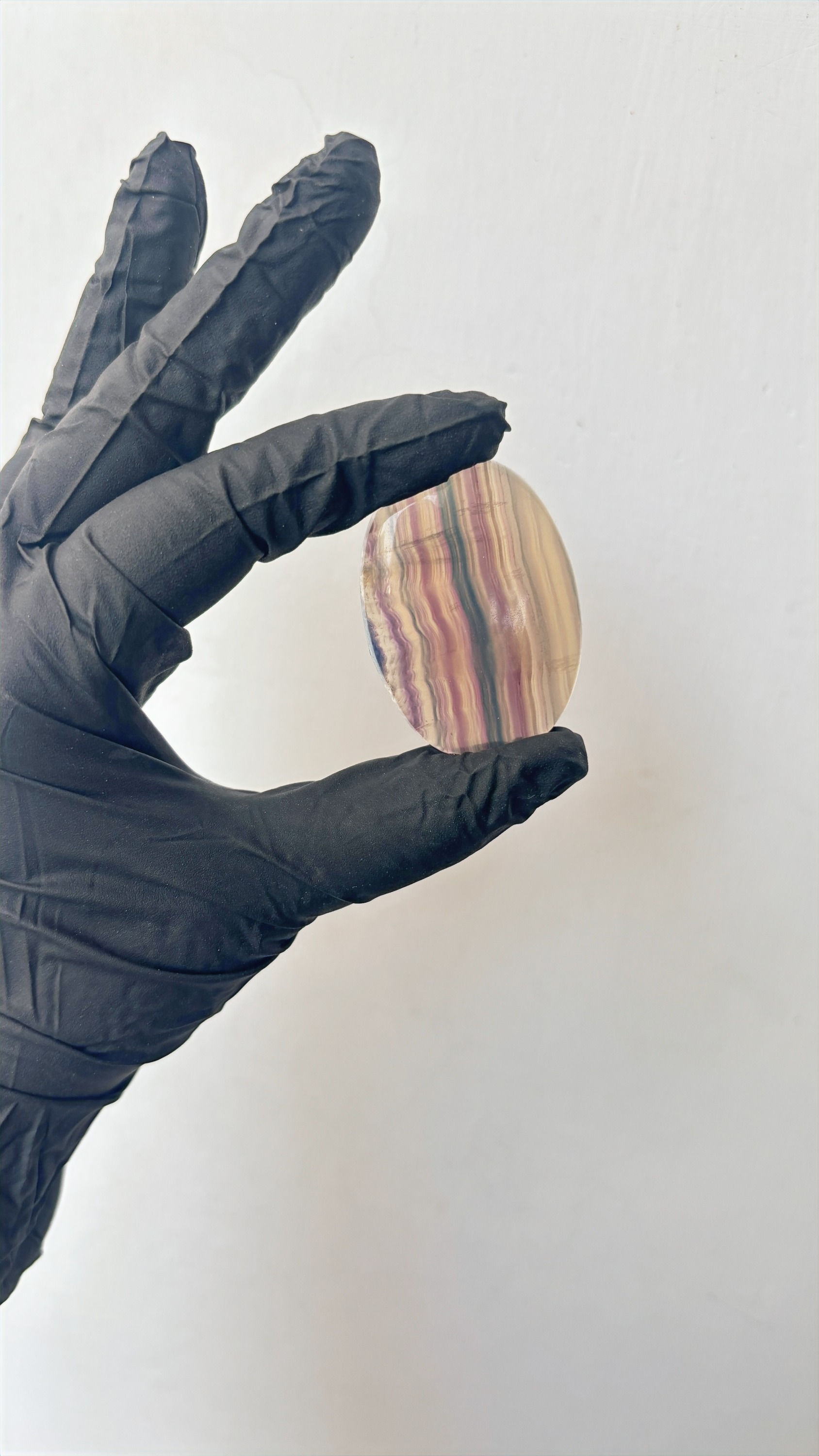 Rainbow Flourite Freeform Cab