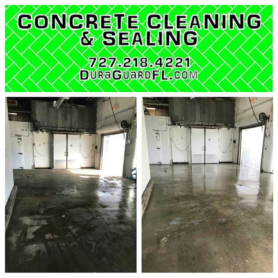 Cleaning Sealing The Concrete Floors In Whitney Sons Fish
