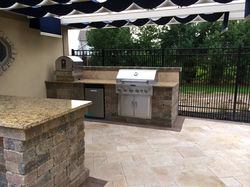 brick paver outdoor kitchen installations tampa, pasco, hernando, hillsborough 3