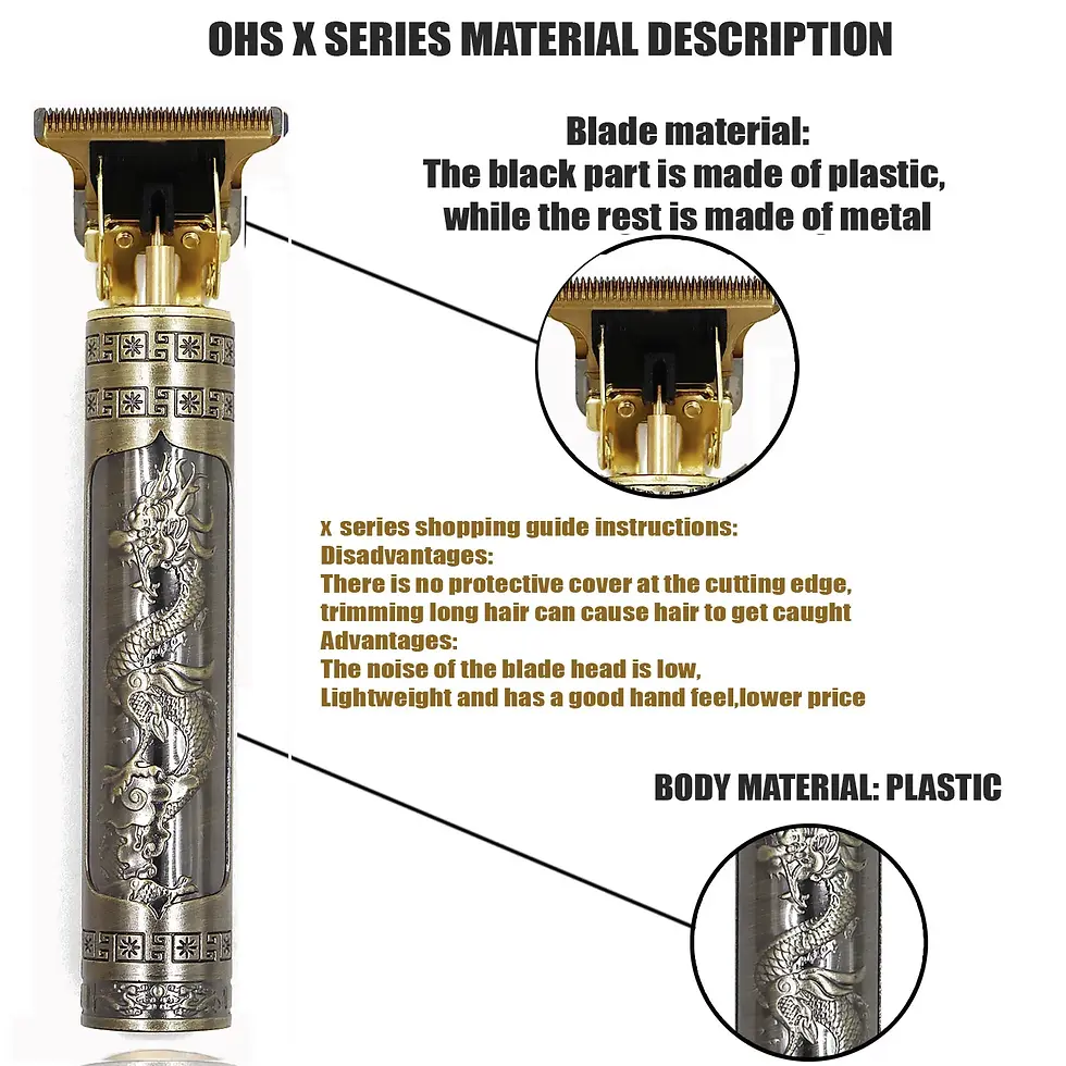 Miniatura: T9 Hair Clipper Repair Beard Shaving Body Hair Trimmer Clippers Electric Machine
