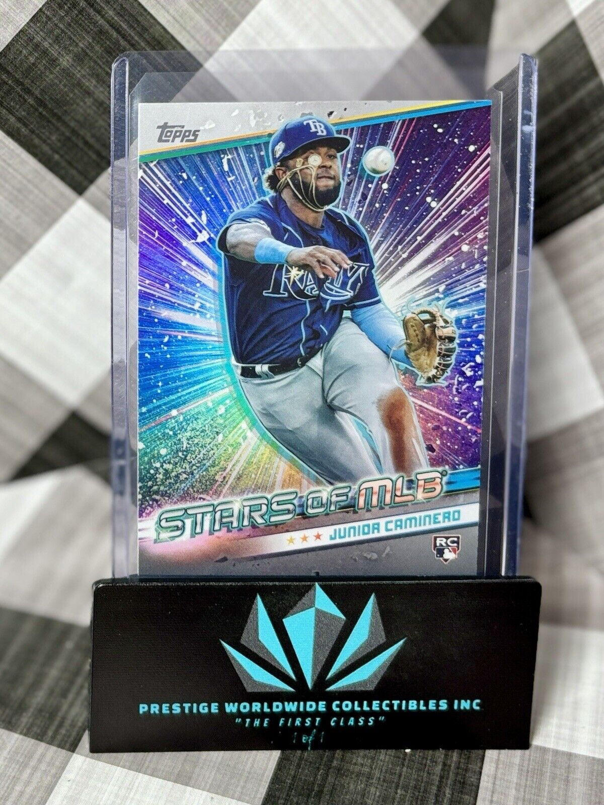 Junior Caminero 2024 Topps Series 2 Stars Of MLB Rookie #SMLB-50 Tampa Bay Rays