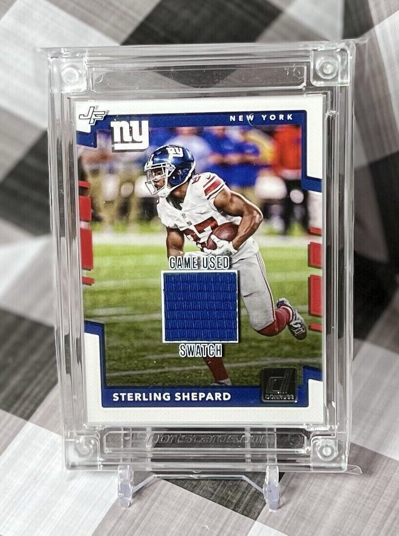 Sterling Sheppard 2022 Jersey Fusion 2019 Donruss GAME USED/WORN Patch Giants🔥