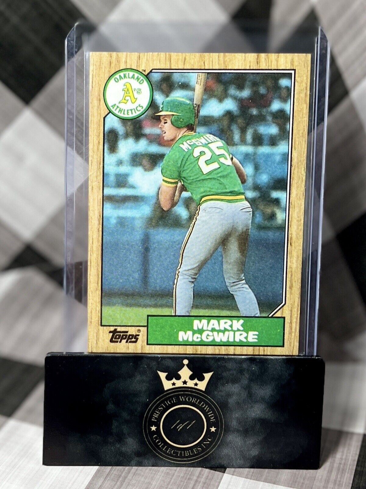 Mark McGwire 1987 Topps #366 Oakland A's 2nd Year HOF
