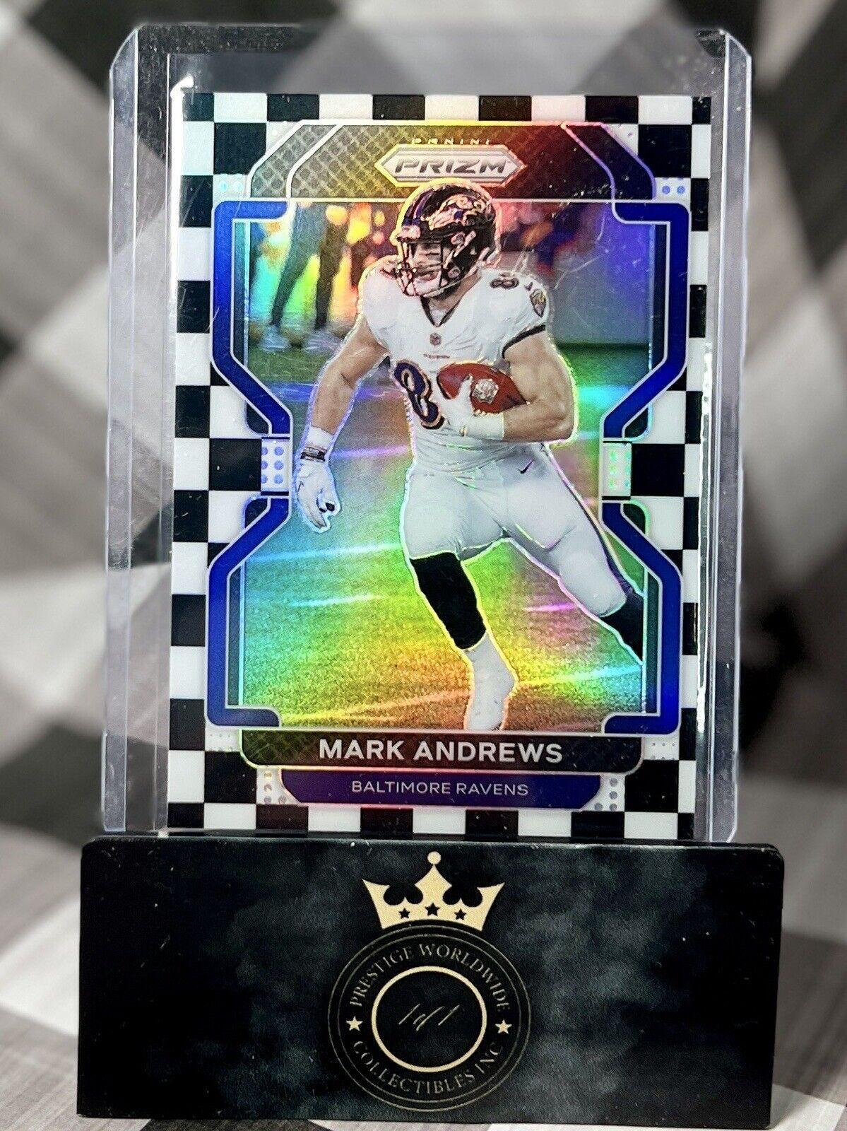 Mark Andrews 2021 Panini Prizm White Checkerboard Prizm #281 SP Baltimore Ravens