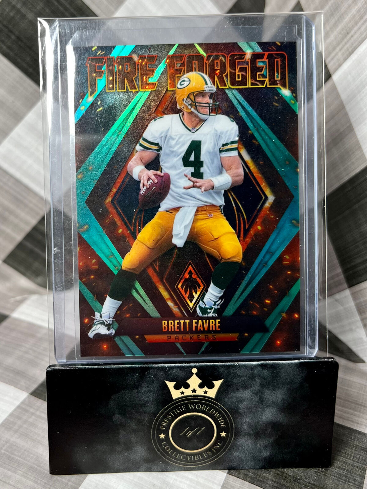 Brett Favre 2022 Phoenix Fire Forged Teal /199 #FF-10 Green Bay Packers