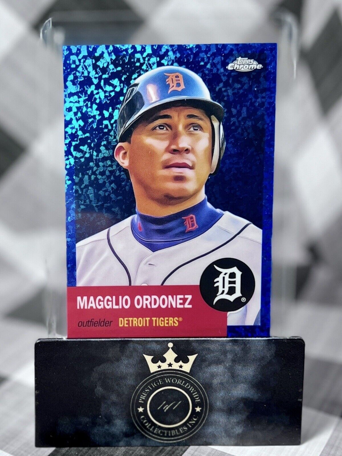 Magglio Ordonez 2022 Topps Chrome Platinum Blue Mini-Diamonds #288 DET Tigers