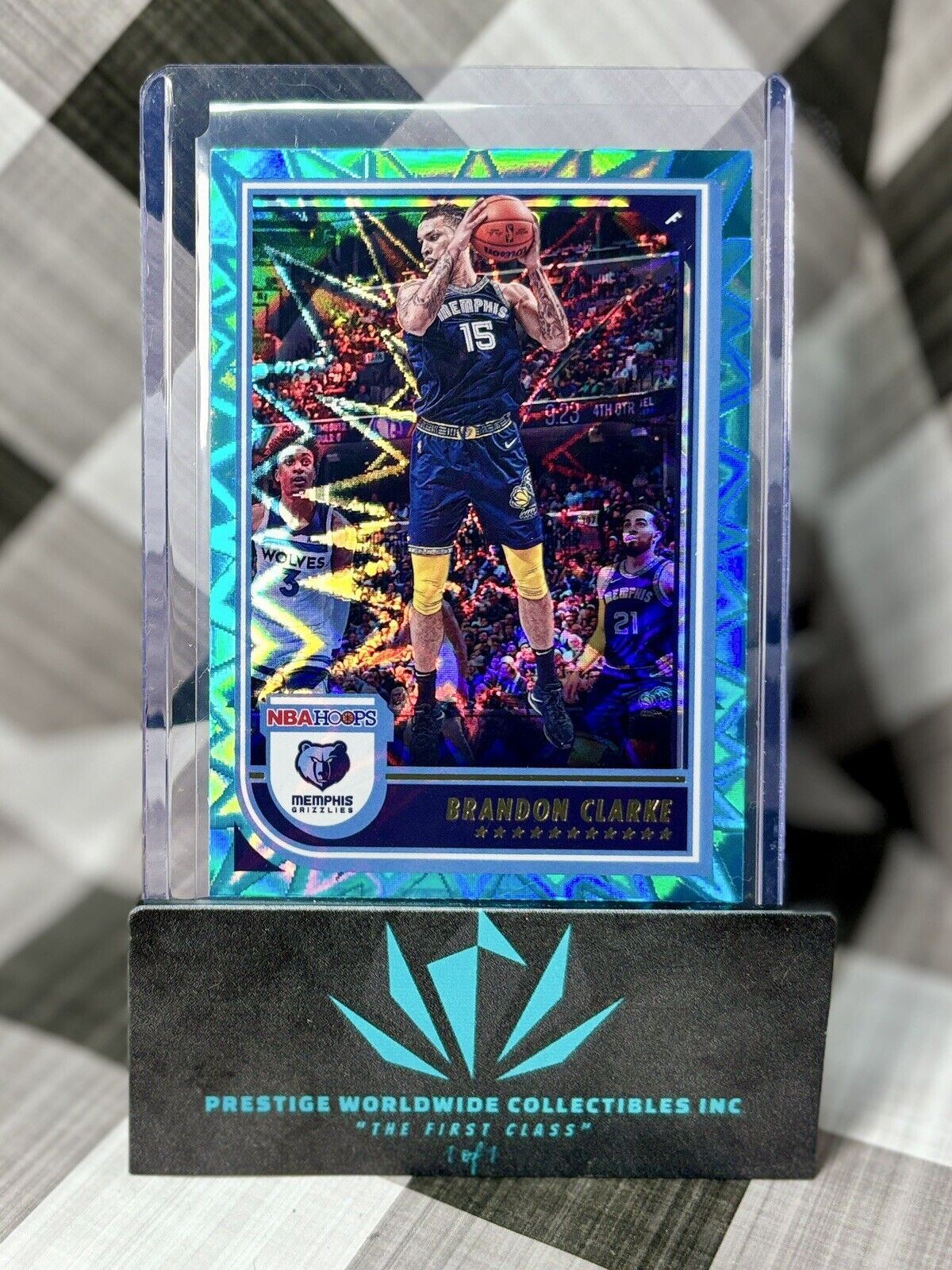 Brandon Clarke 2022-2023 NBA Hoops Teal Explosion #139 Memphis Grizzlies