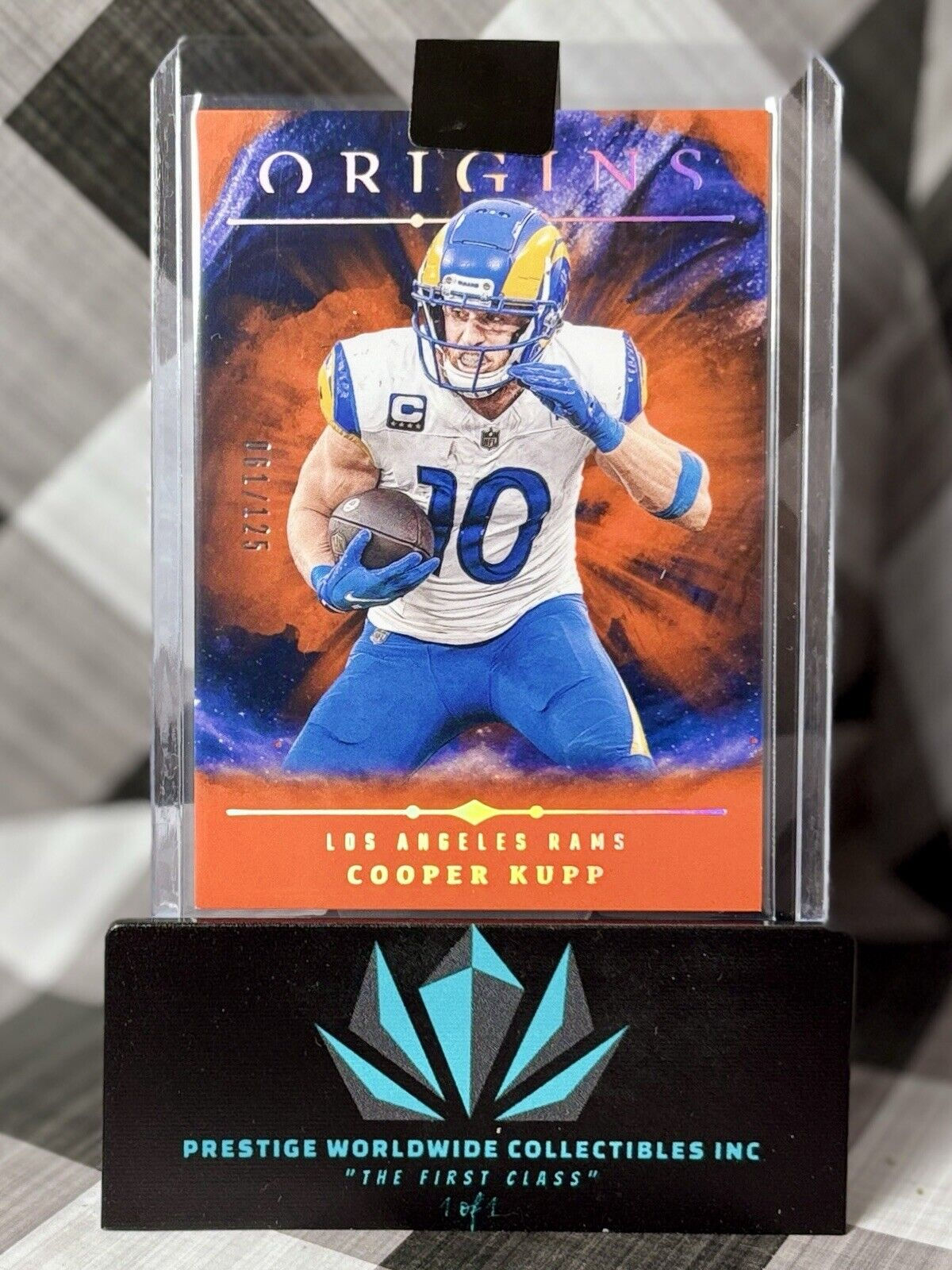 Cooper Kupp 2024 Panini Origins Orange Parallel /125 #73 Los Angeles Rams SP