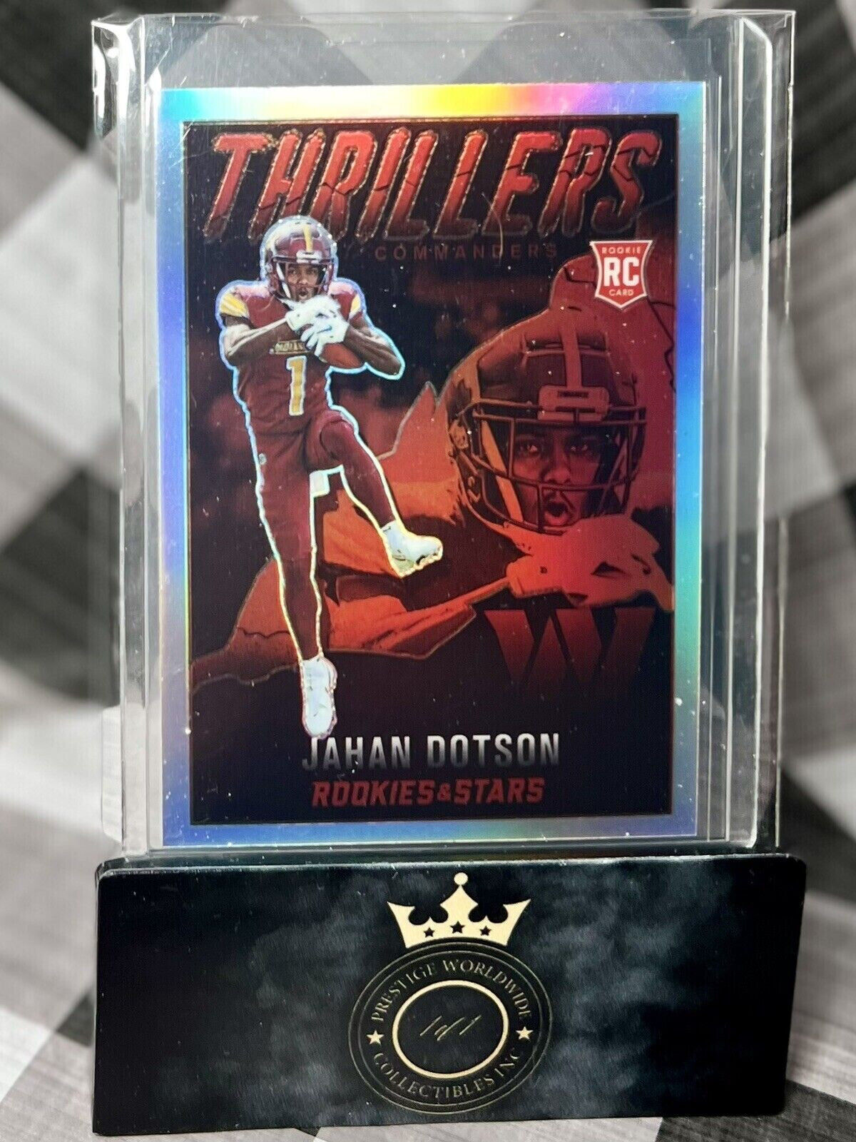 Jahan Dotson 2022 Rookies & Stars Thrillers Silver Rookie #TH-26 Commanders RC