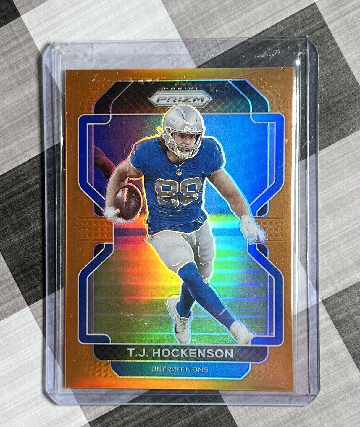 2021 Panini Prizm TJ Hockenson Orange Prizm SP 237/249 #147 - Detroit Lions!๐ฅ๐ฅ