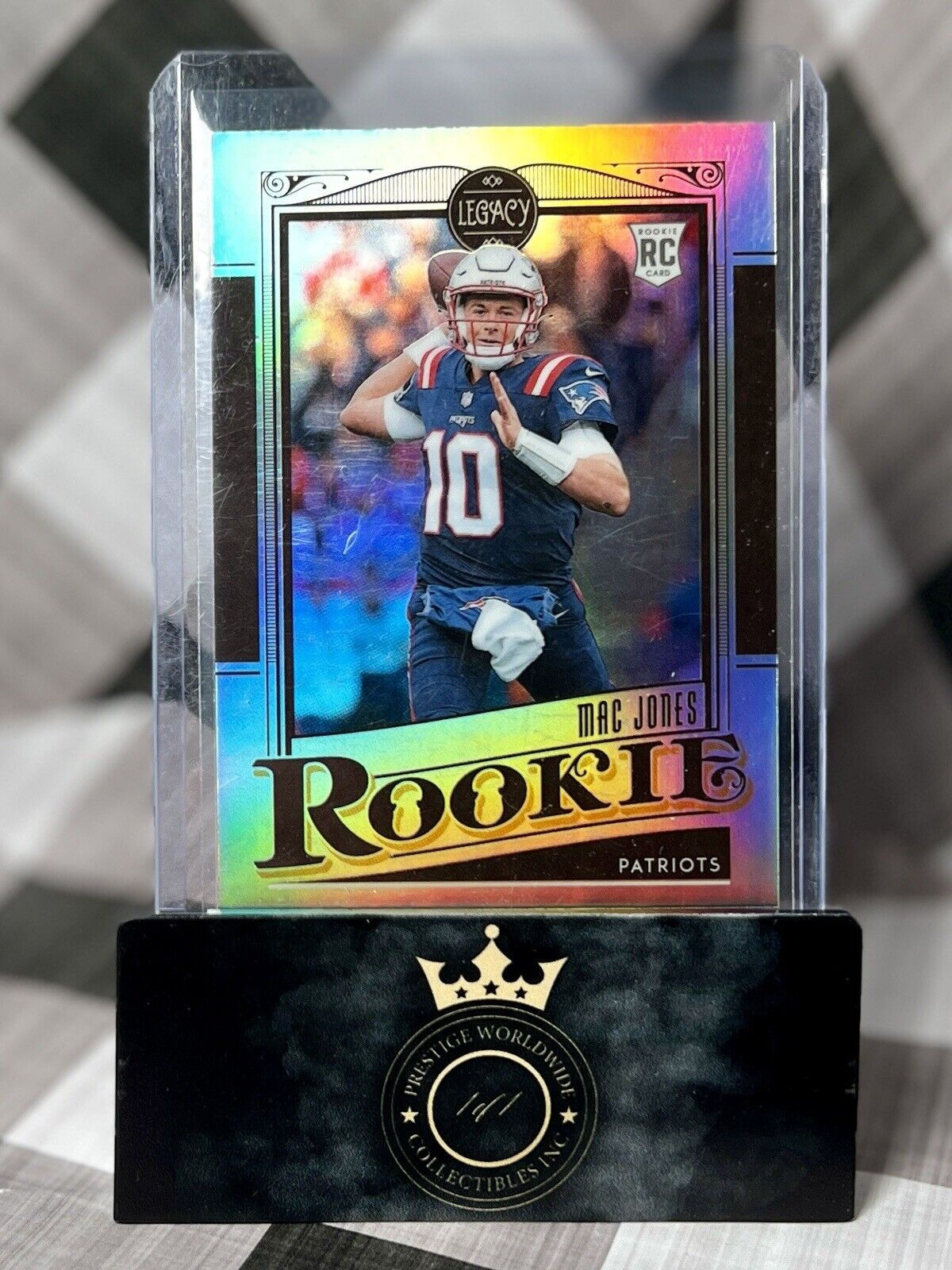 Mac Jones 2021 Chronicles Legacy Silver Rookie #218 New England Patriots RC