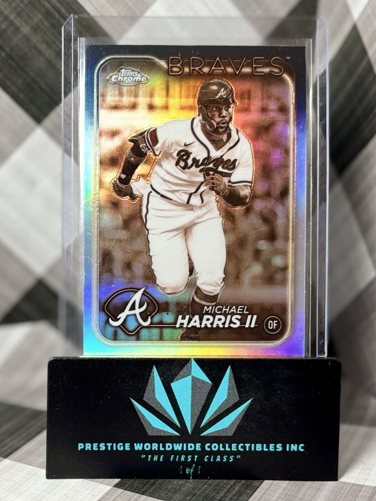 Michael Harris II 2024 Topps Chrome Sepia Refractor #52 Atlanta Braves