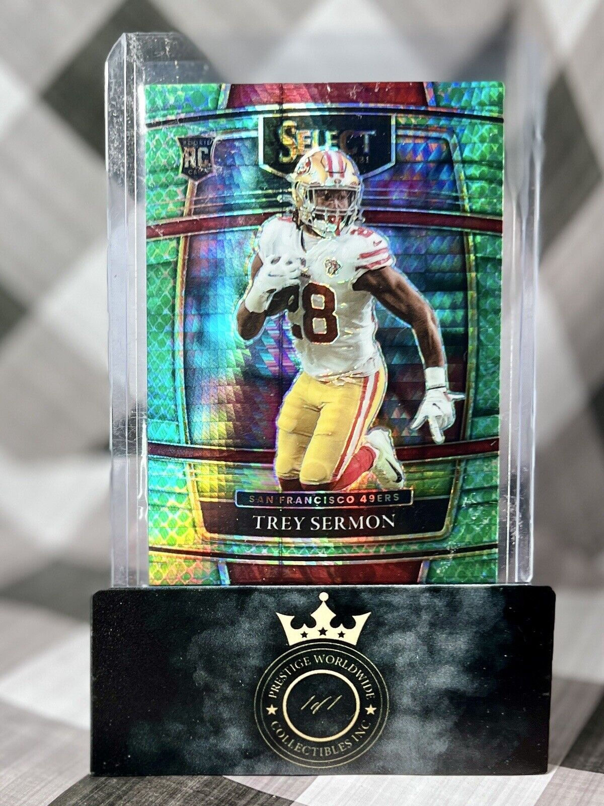 Trey Sermon 2021 Select Rookie T-mall Dragon Scale Concourse ROOKIE /89 #68