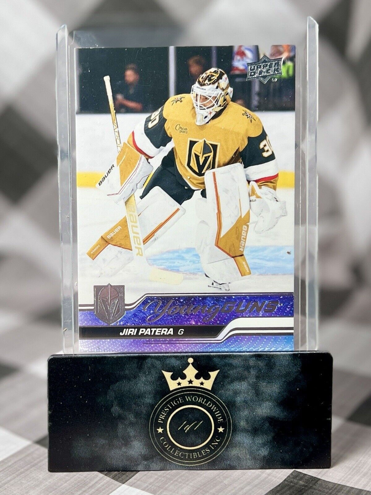 Jiri Patera 2023-24 Upper Deck Series One Young Guns Rookie #227 Golden Knights