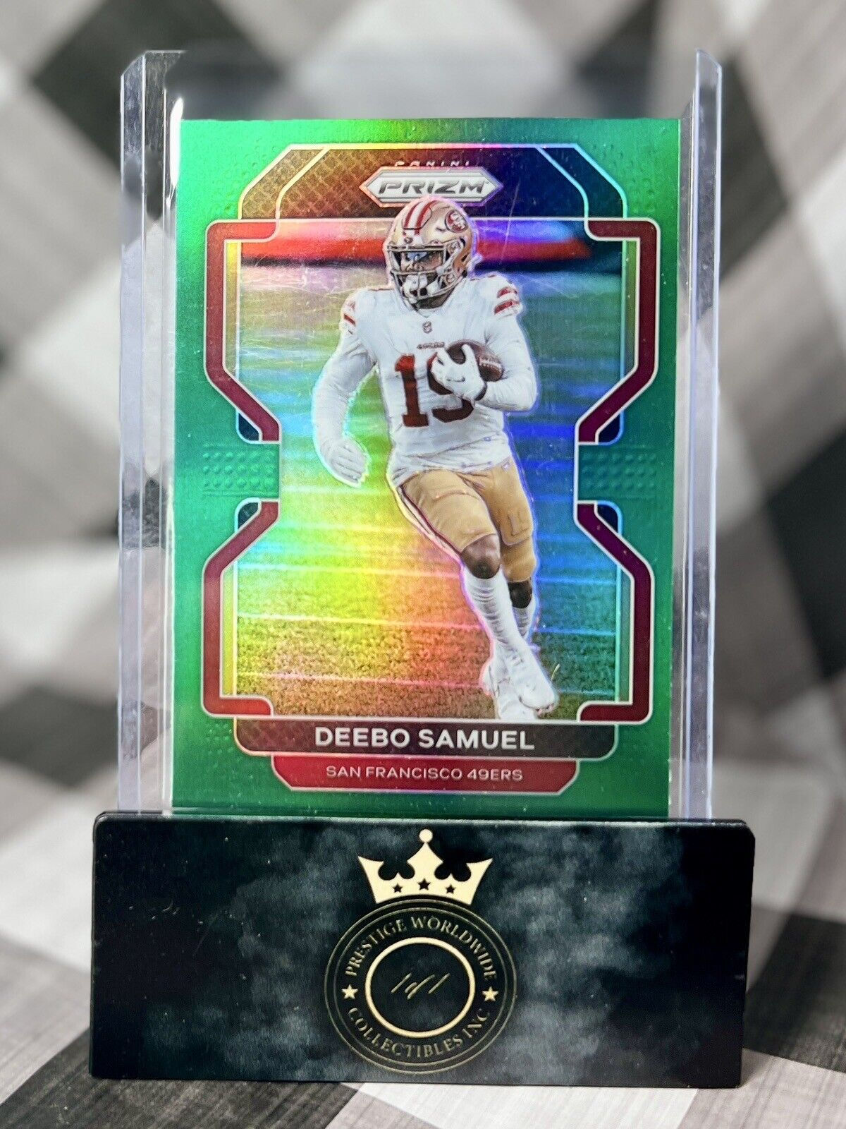 Deebo Samuel 2021 Panini Prizm Green Prizm #53 San Francisco 49ers