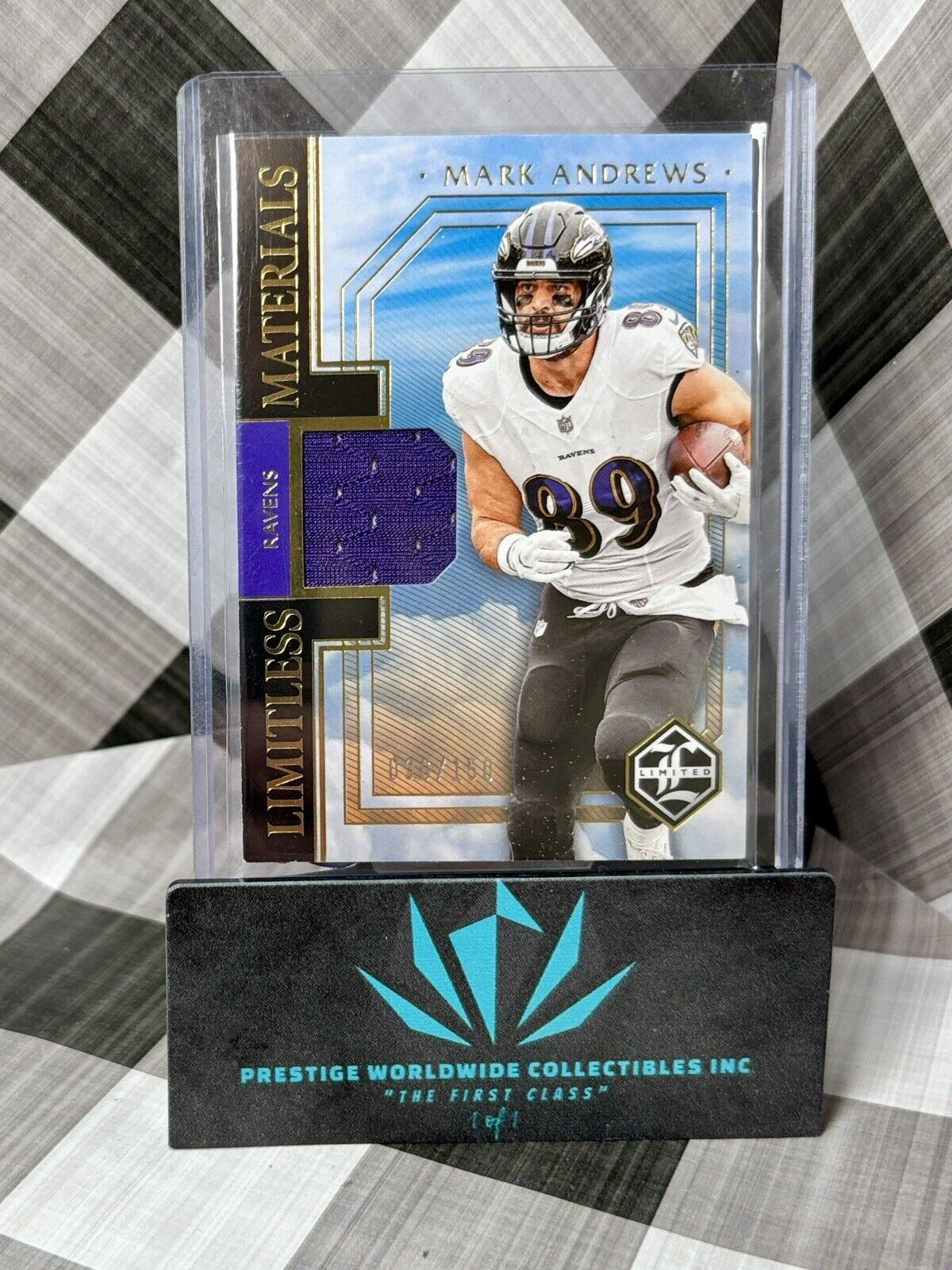 Mark Andrews 2023 Limited Limitless Materials Patch /150 #LM-MAS BAL Ravens SP