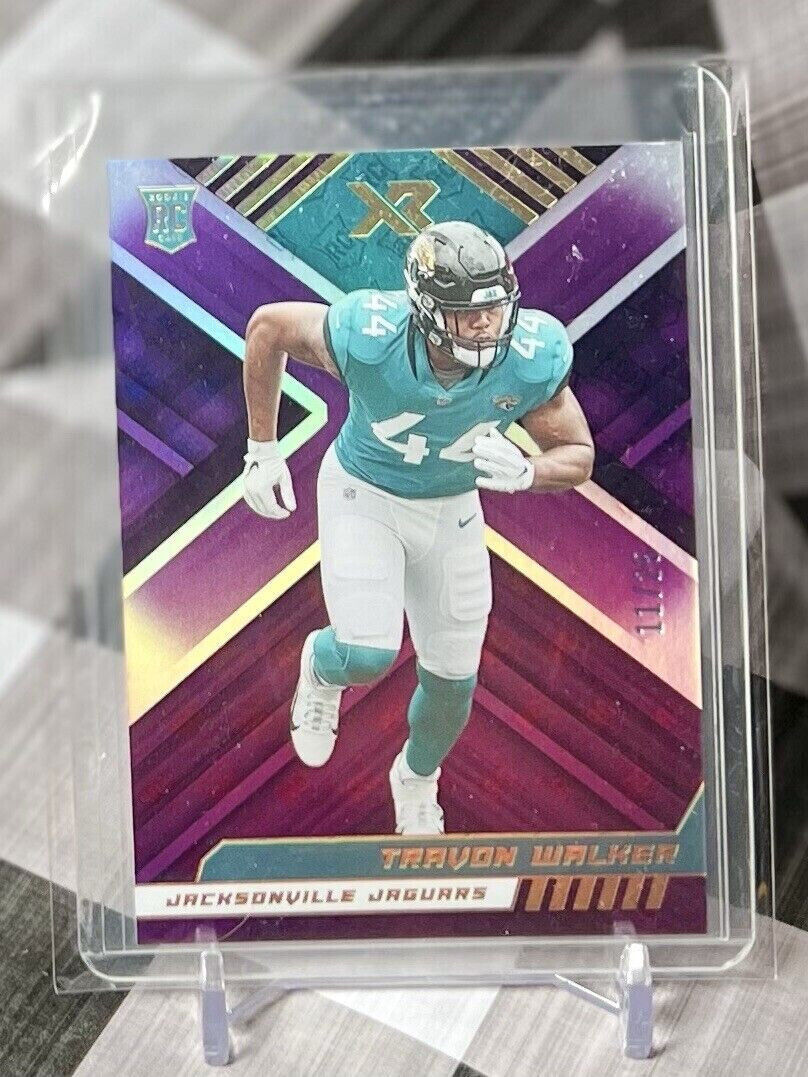 🔥Travon Walker 2022 Panini XR SSP Xtreme Rookies Purple /25 #125 - Jaguars RC🔥