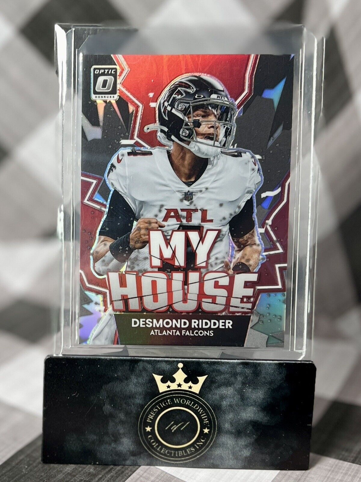 Desmond Ridder 2022 Donruss Optic My House Silver Holo Rookie #MH-2 ATL Falcons
