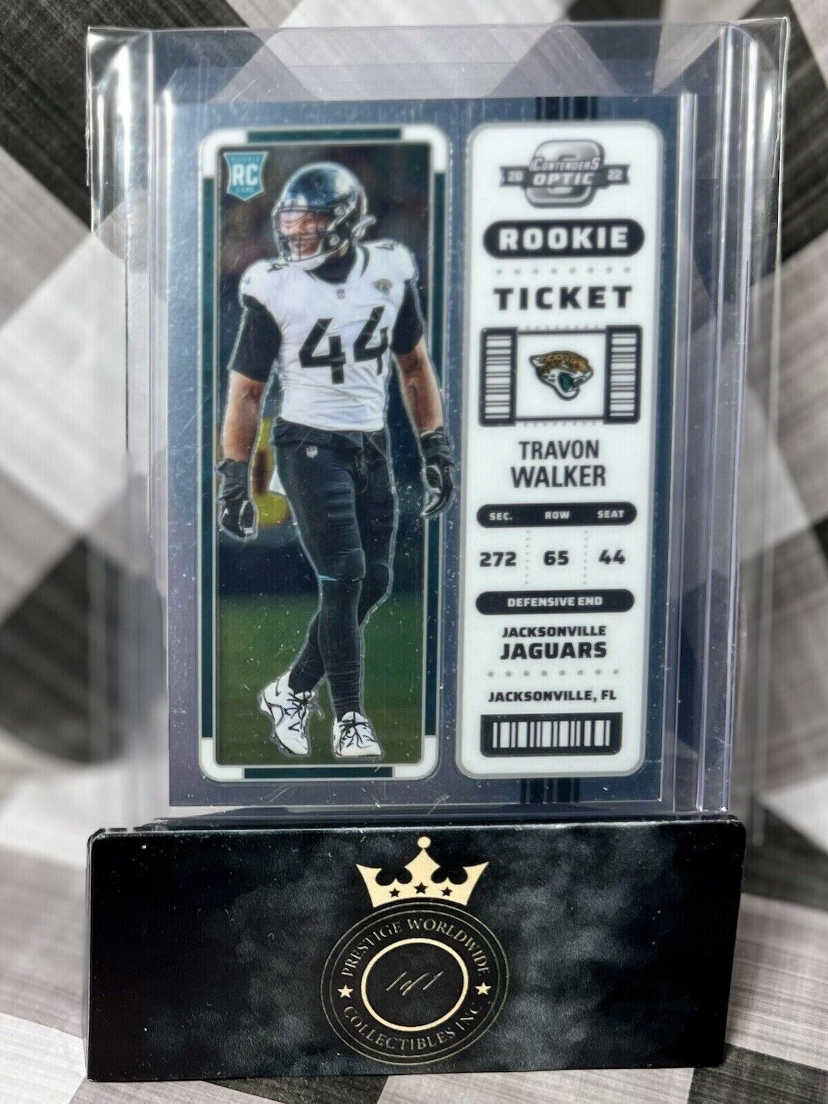Travon Walker 2022 Contenders Optic Football Rookie Ticket #92 Jacksonville Jags