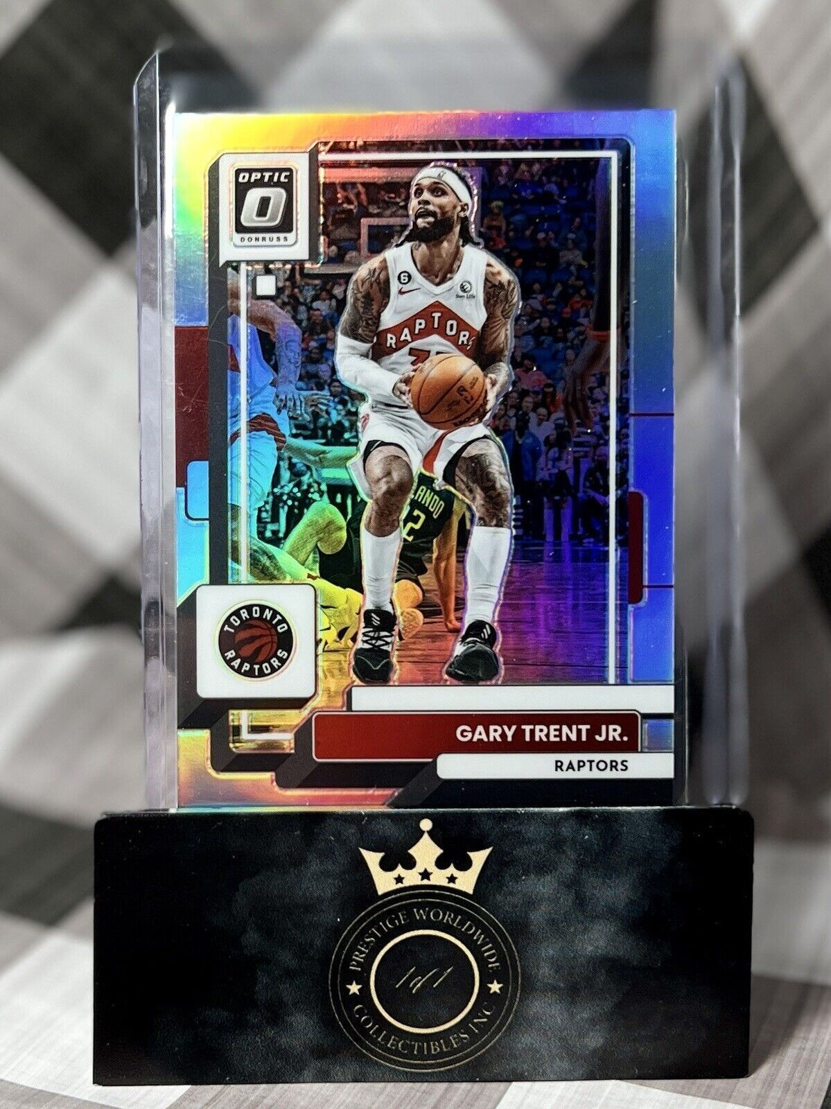 GARY TRENT JR. 2022-23 Panini Donruss Optic Silver Prizm #4 Toronto Raptors