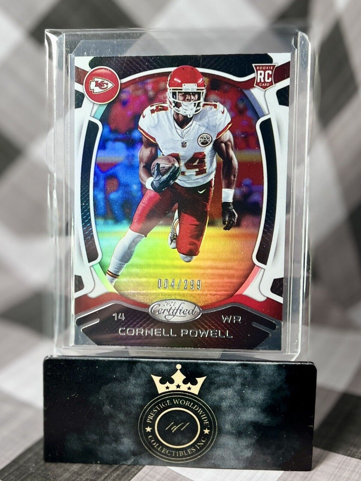 Cornell Powell 2021 Panini Certified Rookie Silver /299 #140 Kansas City Chiefs